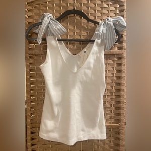 NWT Anthropologie Maeve Bow-Tie Tank